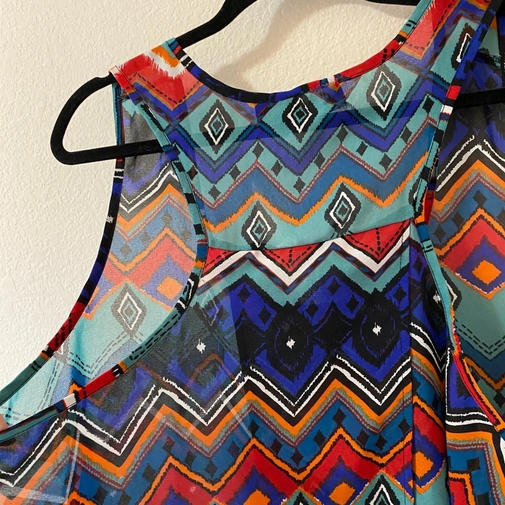 Western Print Racerback Tank - Picture 9 of 10